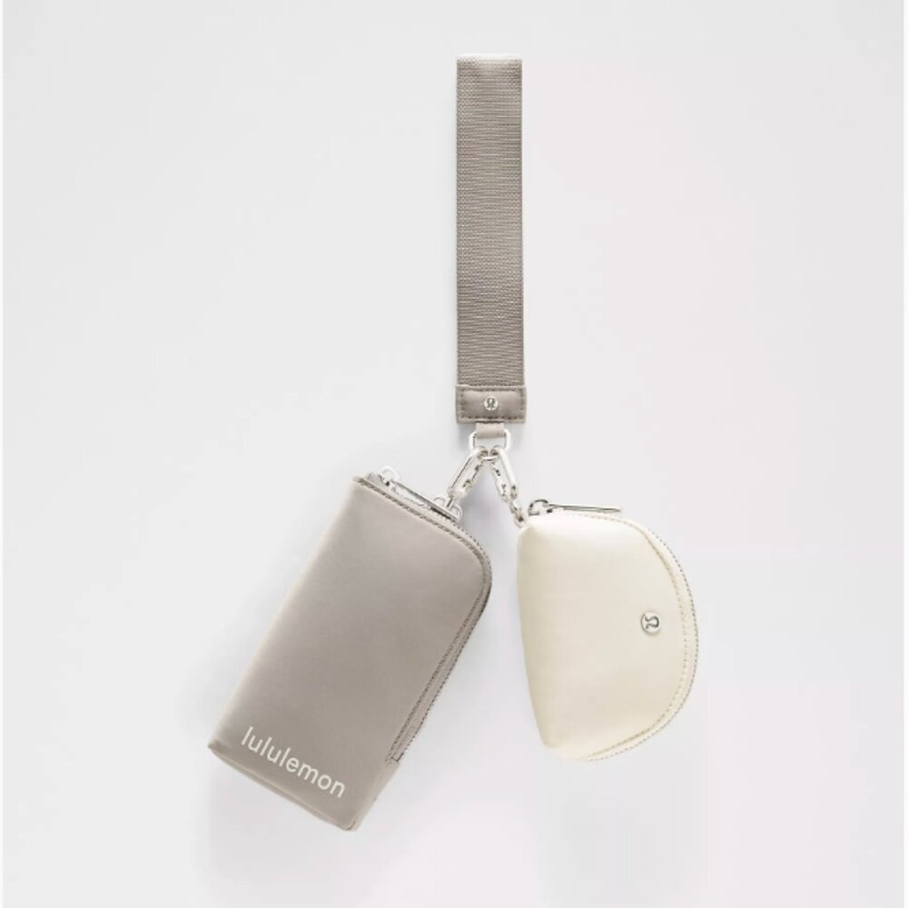 Dual Pouch Wristlet Wallet